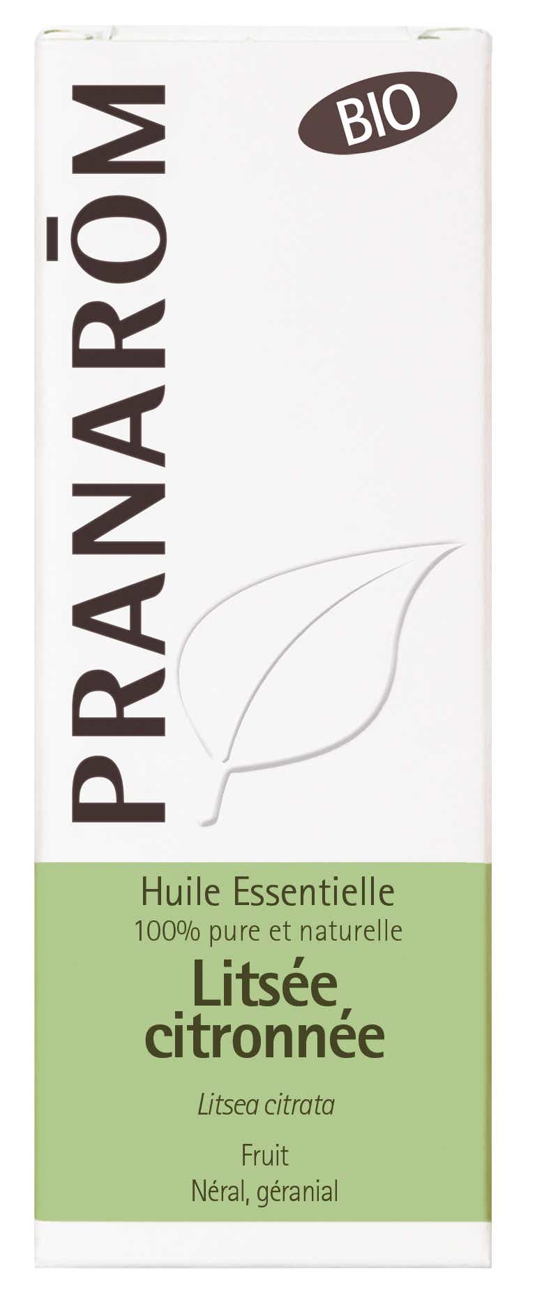 PRANAROM HE HUILE ESSENTIELLE LITSEE CITRONNEE BIO 10ML