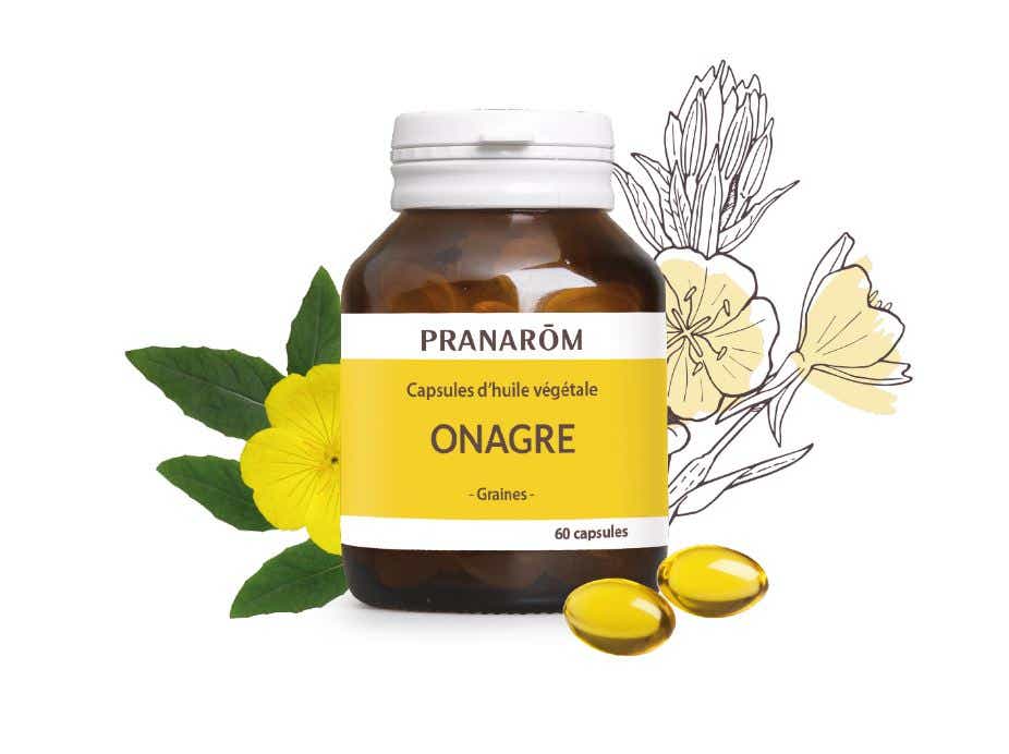 PRANAROM HUILE VEGETALE ONAGRE 60 CAPSULES