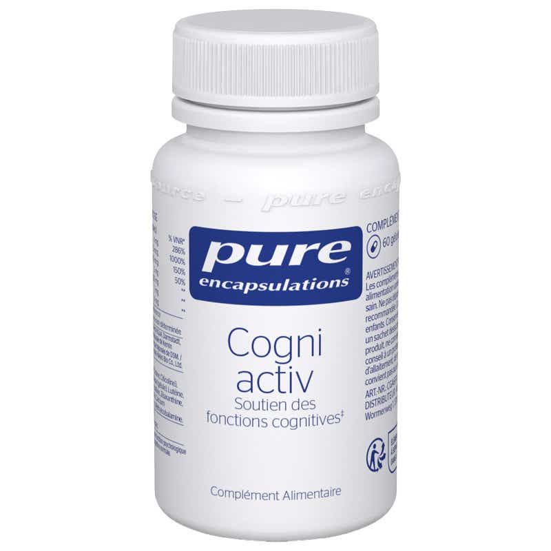 PURE ENCAPSULATIONS COGNI ACTIV SOUTIEN DES FONCTIONS COGNITIVES 60 GELULES