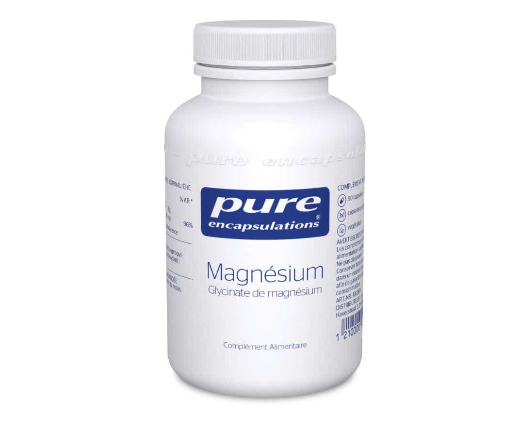 PURE ENCAPSULATIONS GLYCINATE DE MAGNESIUM 90 GELULES