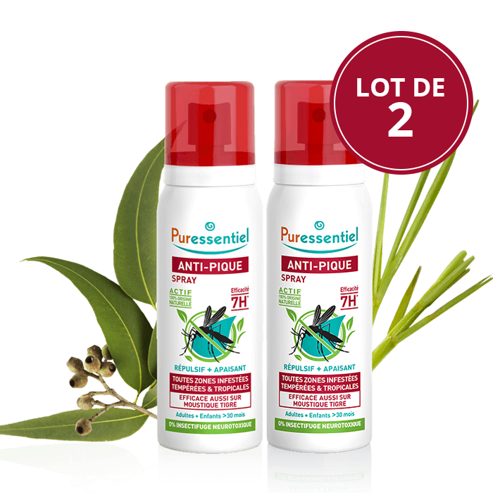 PURESSENTIEL ANTI PIQUE SPRAY DUO 2X75ML