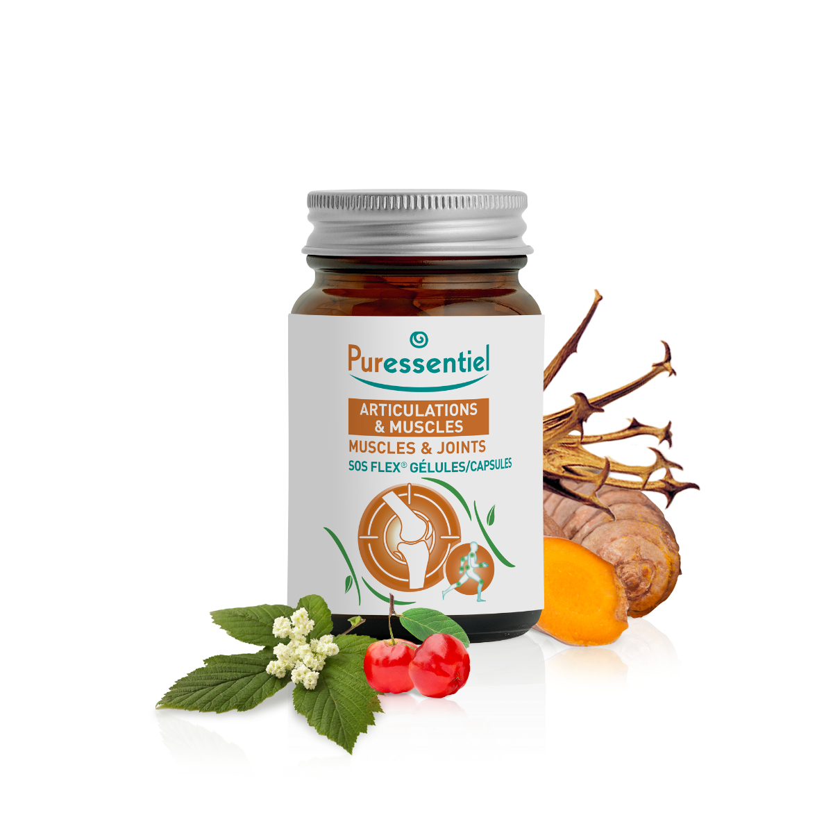 PURESSENTIEL ARTICULATIONS MUSLCES MUSCLES ET JOINTS SOS FLEX 30 GELULES