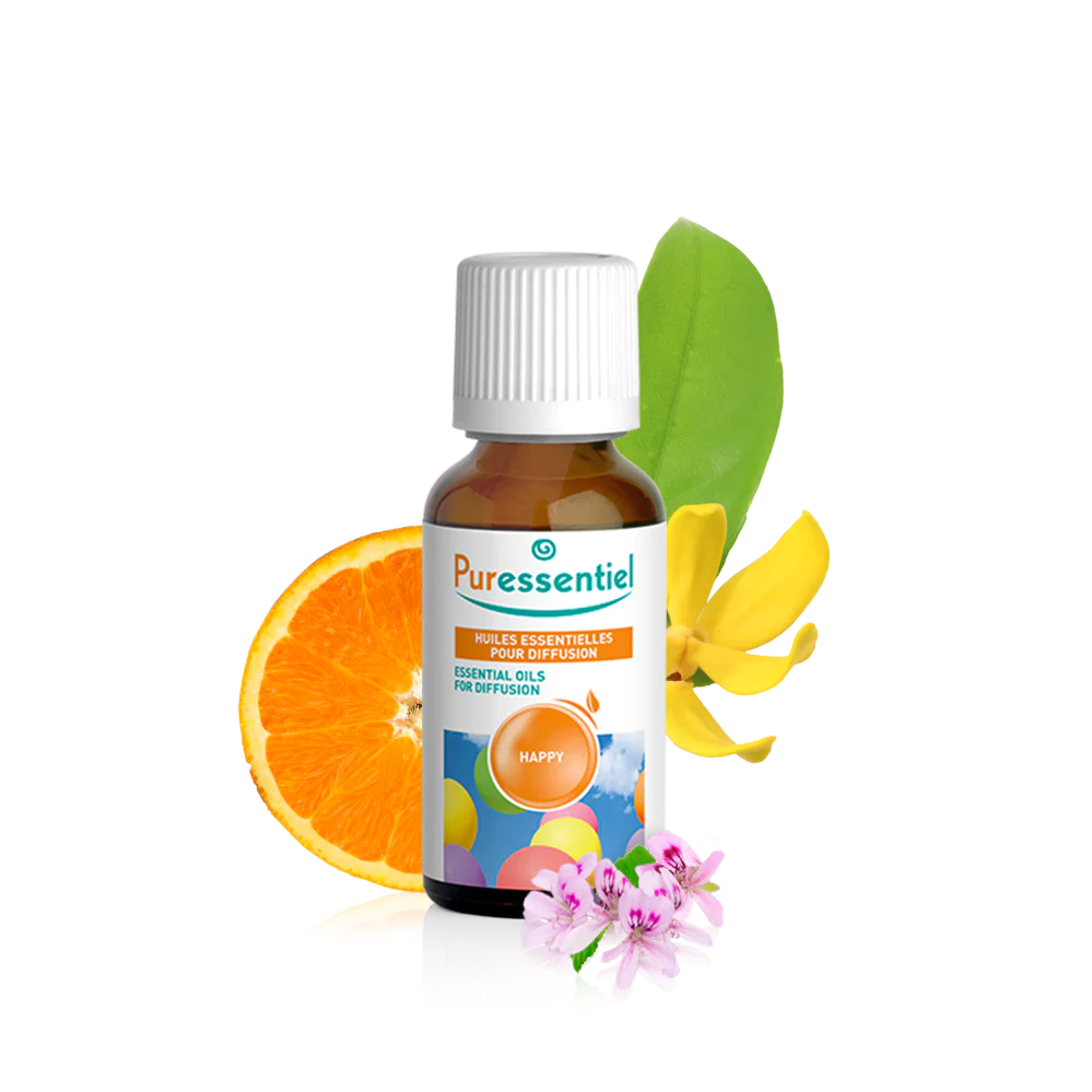 PURESSENTIEL DIFFUSION DIFFUSE HAPPY HUILES ESSENTIELLES POUR DIFFUSION 30ML