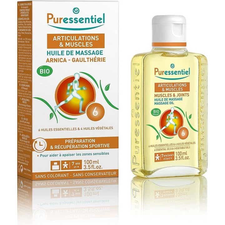PURESSENTIEL HUILE DE MASSAGE BIO EFFORT MUSCULAIRE 200ML