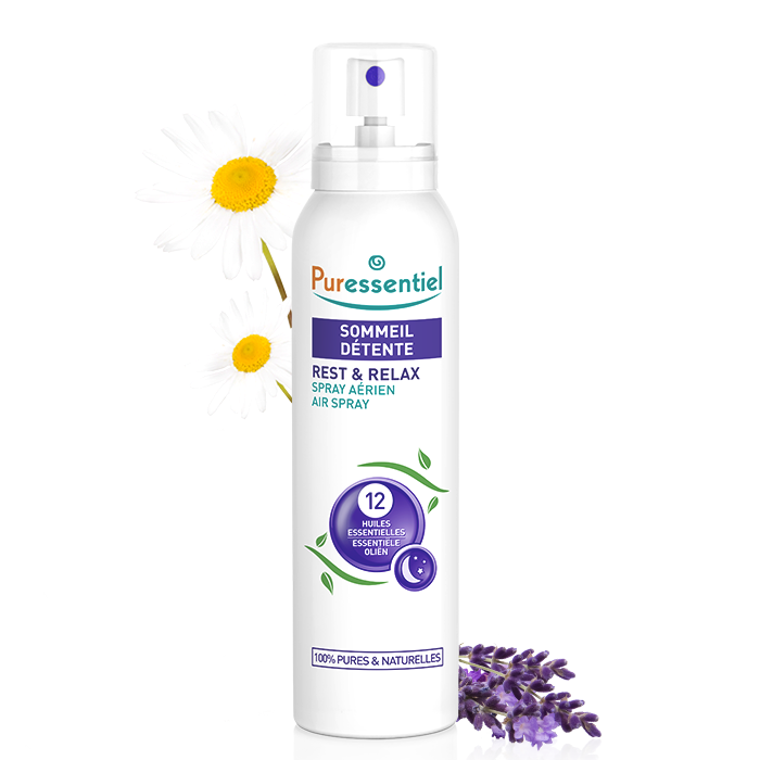 PURESSENTIEL SOMMEIL DETENTE SPRAY AERIEN AUX 12 HUILES ESSENTIELLES 200ML