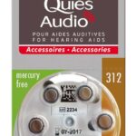 QUIES PILES AUDITIVES MODELE 312 6 PACK