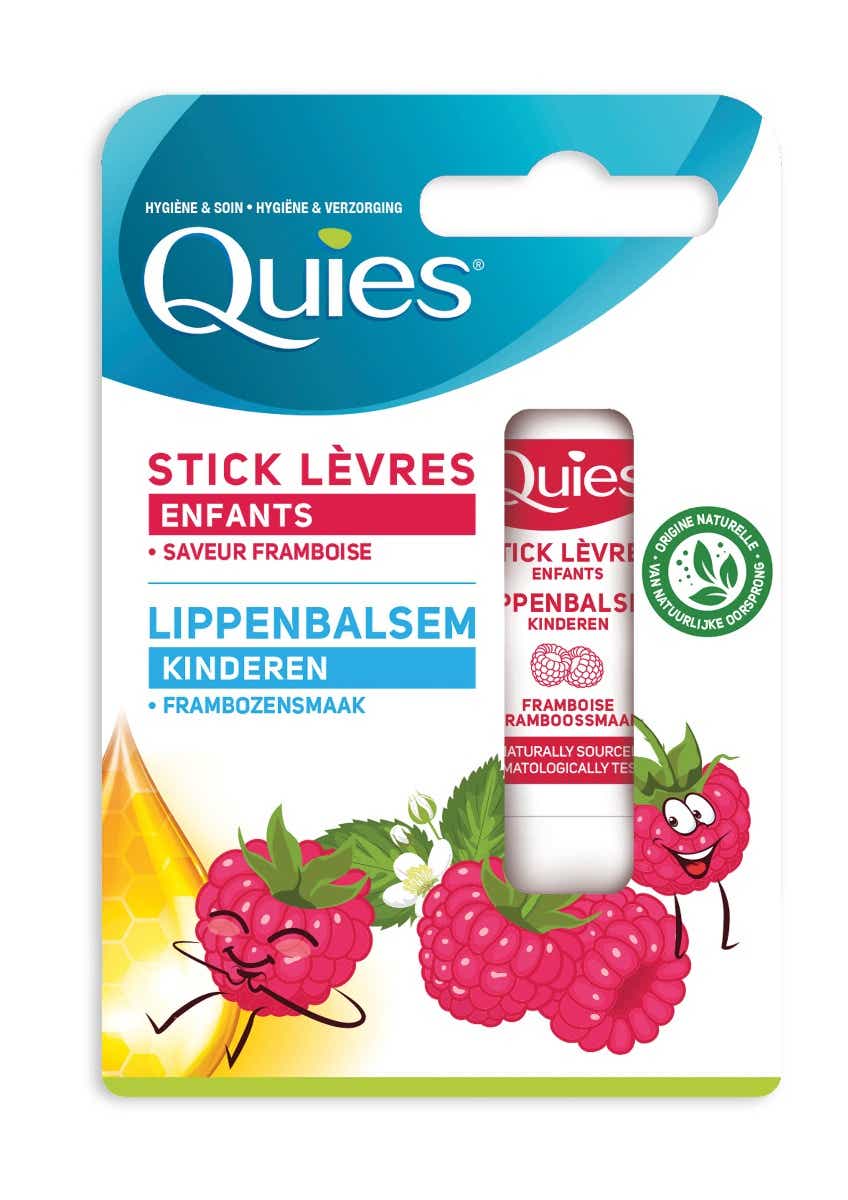 QUIES STICK LEVRES ENFANT FRAMBOISE 4 5G