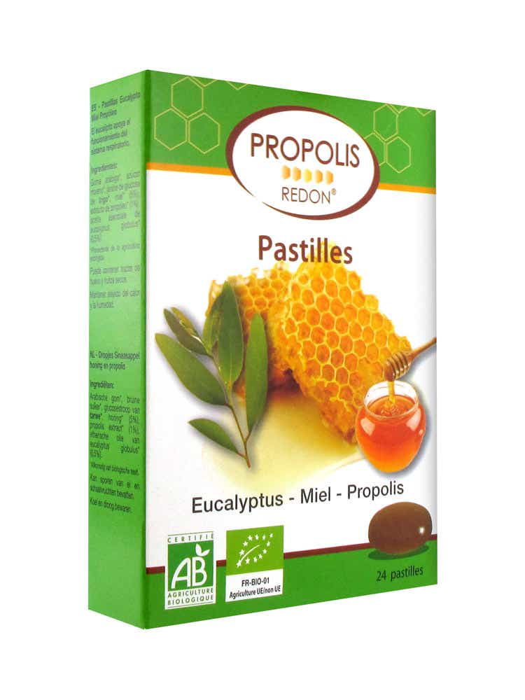 REDON PASTILLES A SUCER MIEL EUCALYPTUS 24 PASTILLES