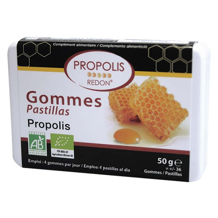 REDON PROPOLIS GOMMES PROPOLIS BIO 50G