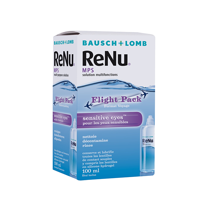 RENU MPS SOLUTION MULTIFONCTIONS FLIGHT PACK FORMAT VOYAGE 100ML