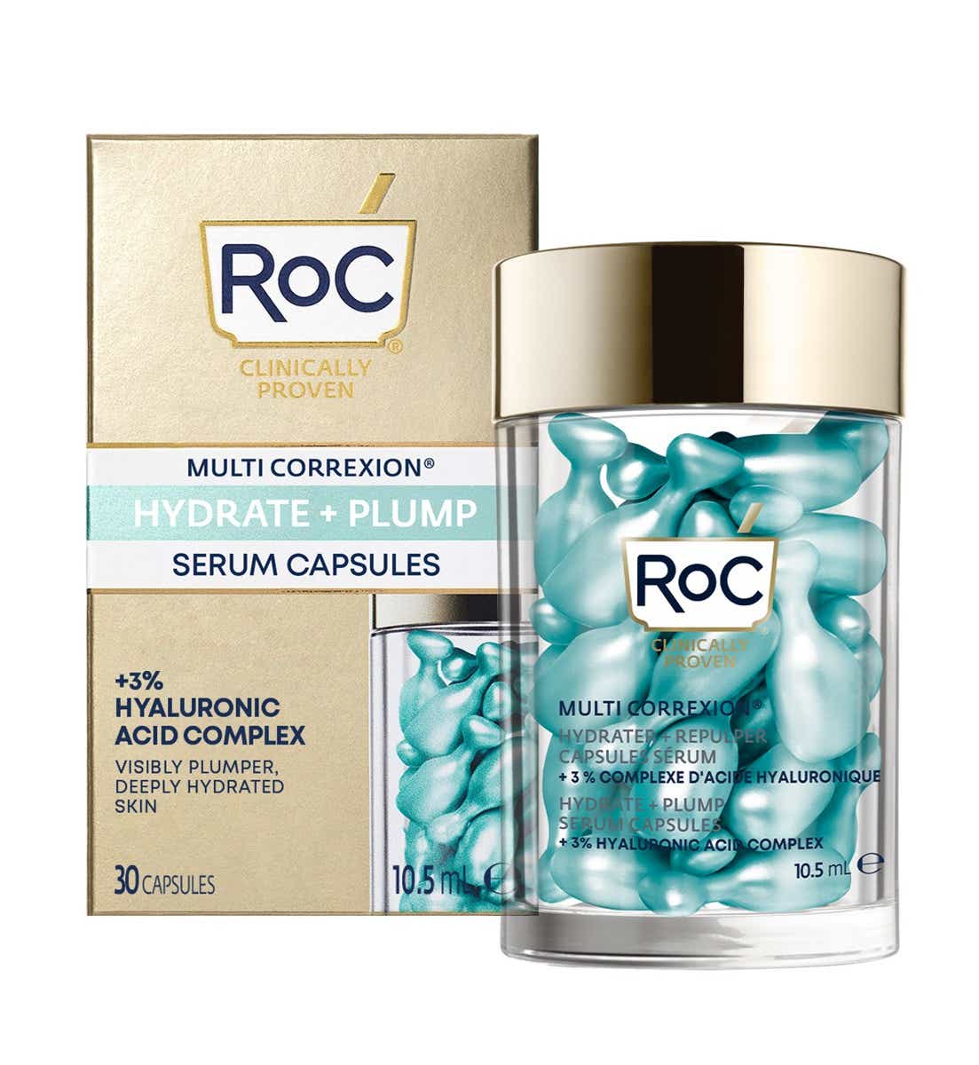 ROC MULTI CORREXION SERUM CAPSULES HYDRATER REPULPER 30 CAPSULES