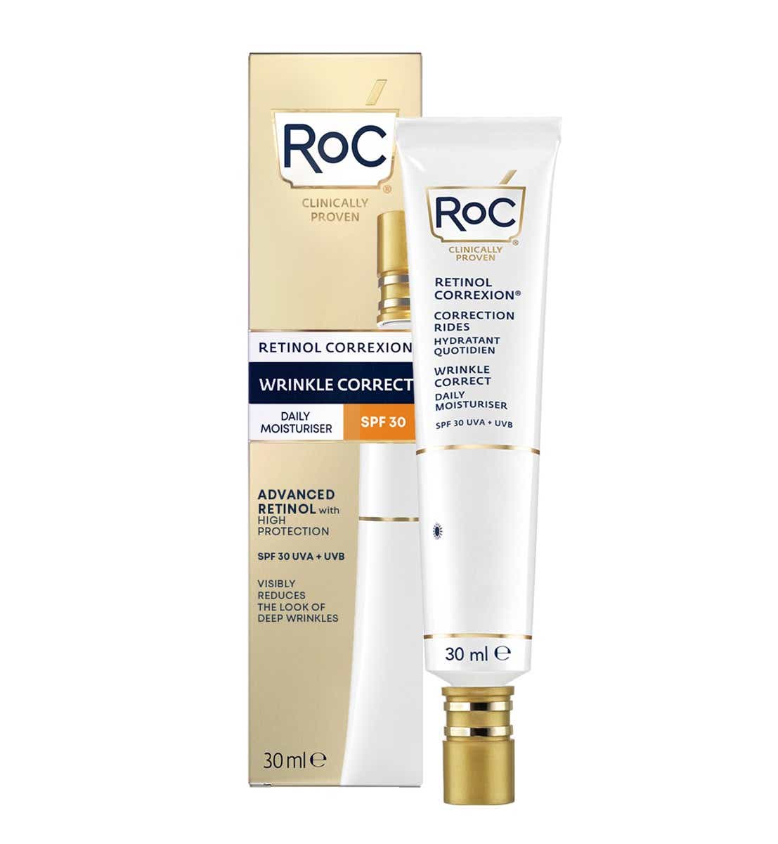ROC RETINOL CORREXIONR CORRECTION RIDES HYDRATANT QUOTIDIEN SPF20 30ML