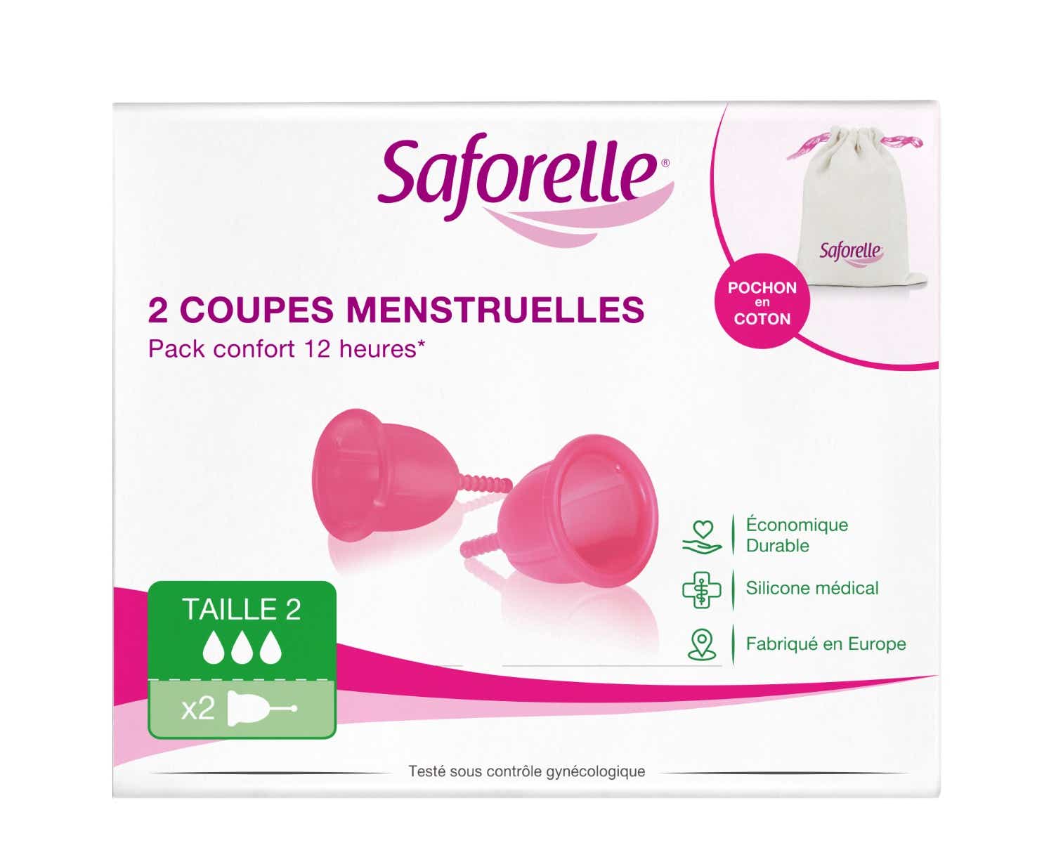 SAFORELLE CUP PROTECT COUPE MENSTRUELLE TAILLE 1