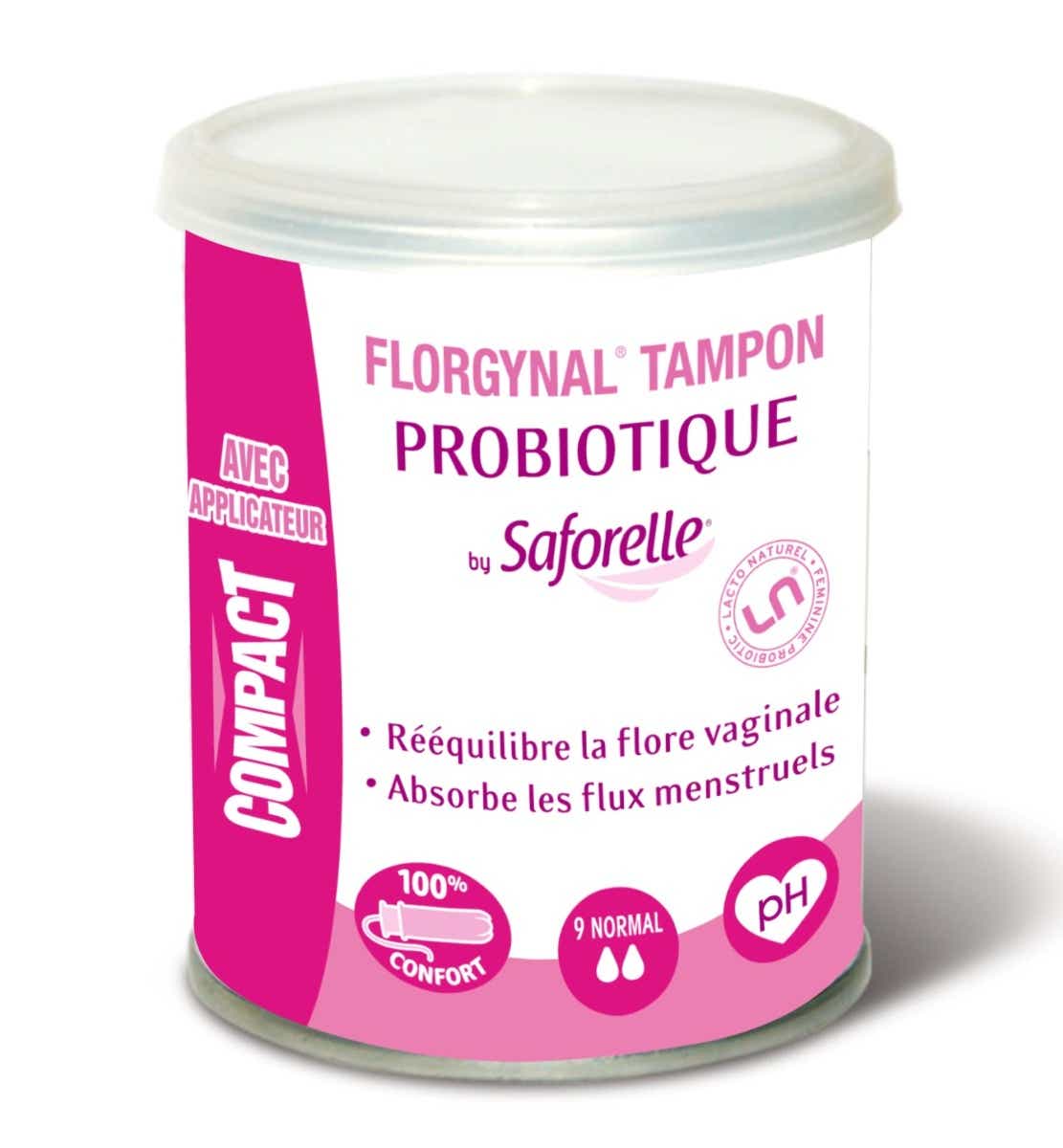 SAFORELLE FLORGYNAL TAMPON COMPACT NORMAL 9 UNITES HTML
