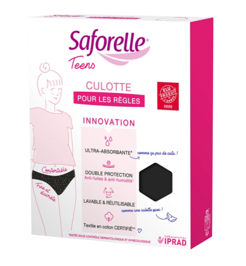 SAFORELLE TEENS CULOTTE PREMIERES REGLES 14 ANS