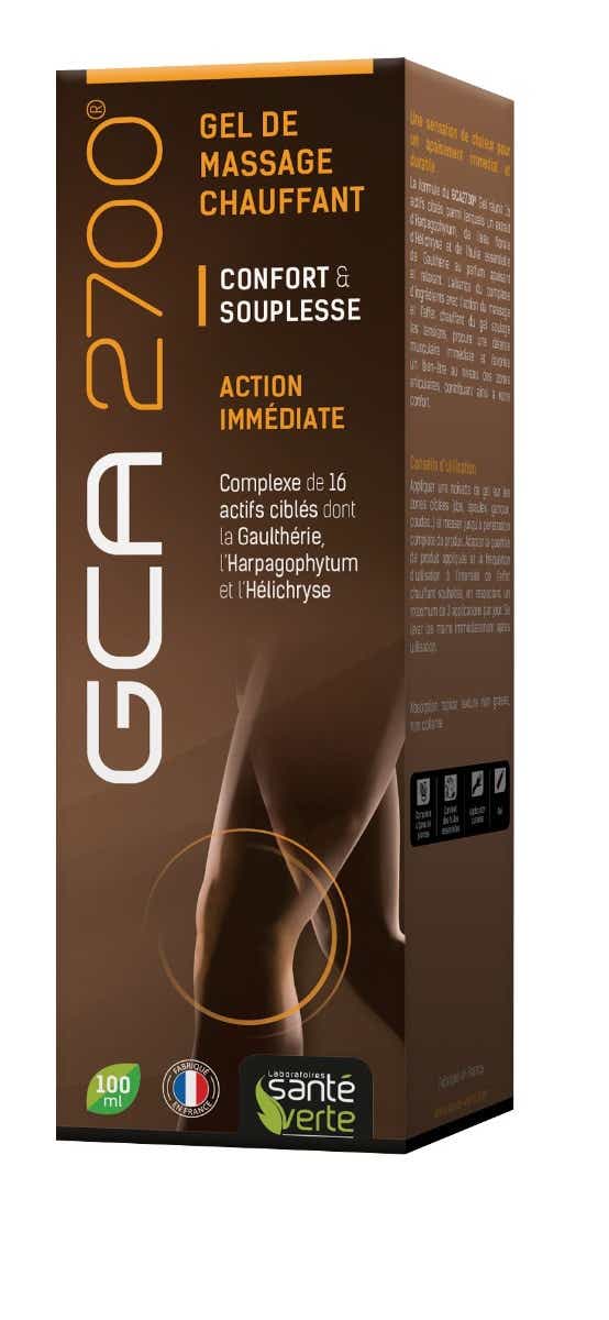 SANTE VERTE GCA 2700 GEL DE MASSAGE CHAUFFANT 100ML