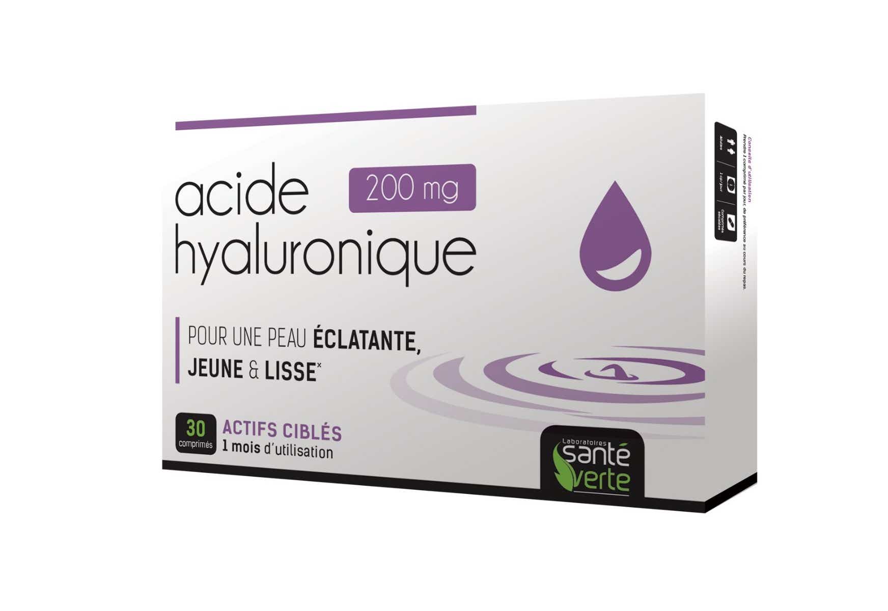 SANTE VERTE INECLA ACIDE HYALURONIQUE 30 COMPRIMES