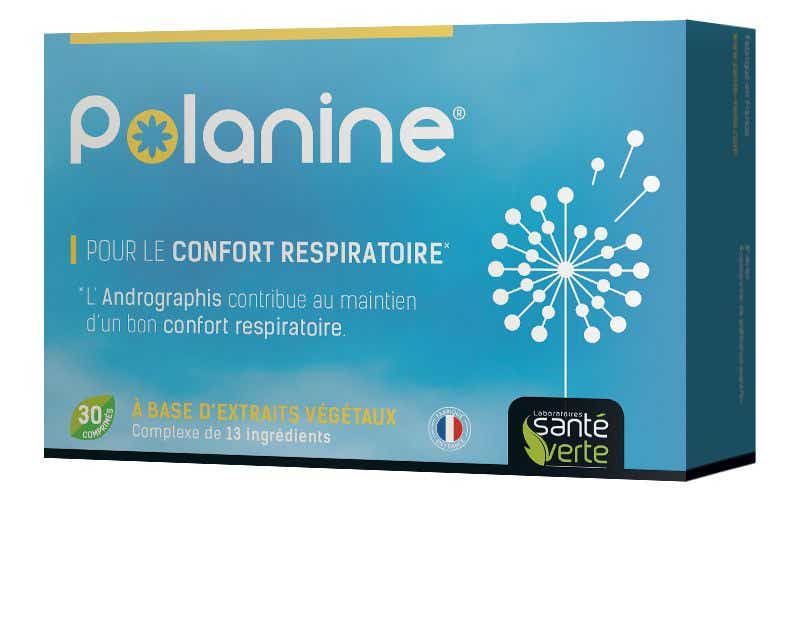 SANTE VERTE POLANINE REACTIONS ET ALLERGIES SAISONNIERES 30 COMPRIMES