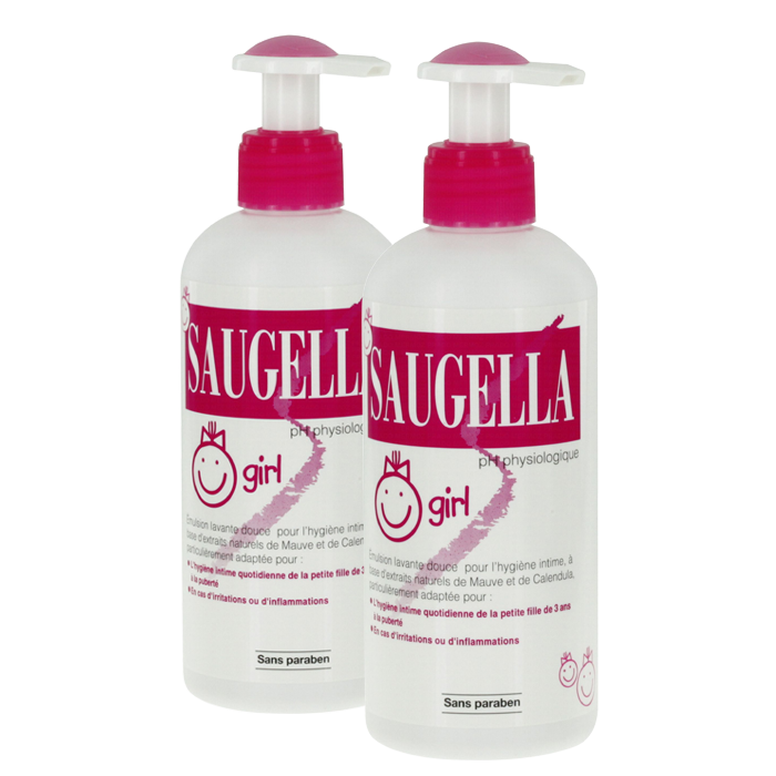 SAUGELLA GIRL NETTOYANT INTIME 2X200ML