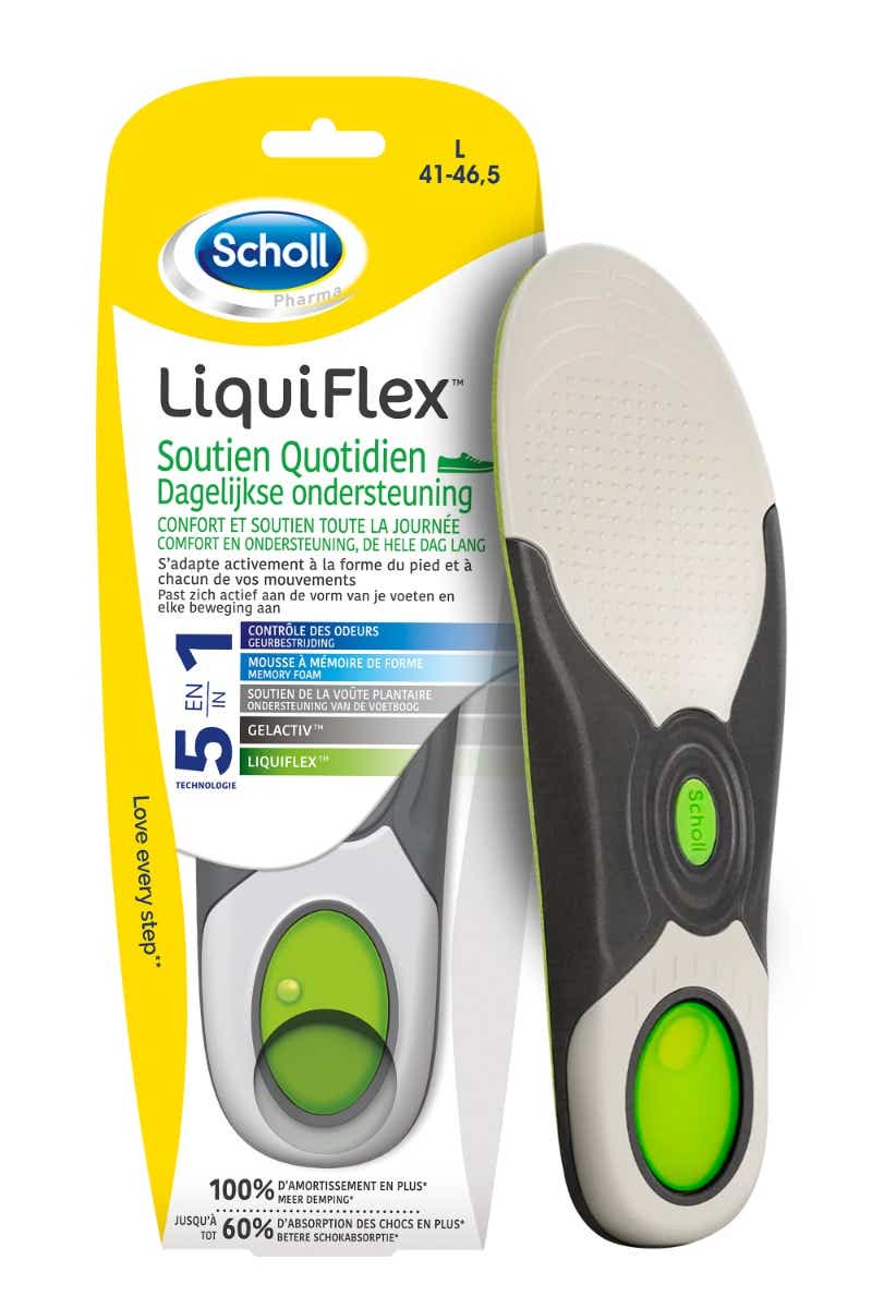 SCHOLL LIQUIFLEX SEMELLES SOUTIEN QUOTIDIEN TAILLE L 41 A 46 5 1 PAIRE
