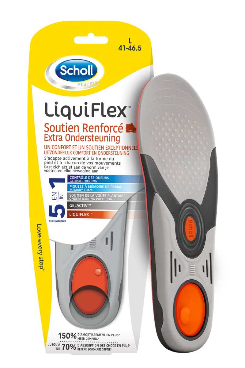 SCHOLL LIQUIFLEX SEMELLES SOUTIEN RENFORCE TAILLE L 41 A 46 5 1 PAIRE