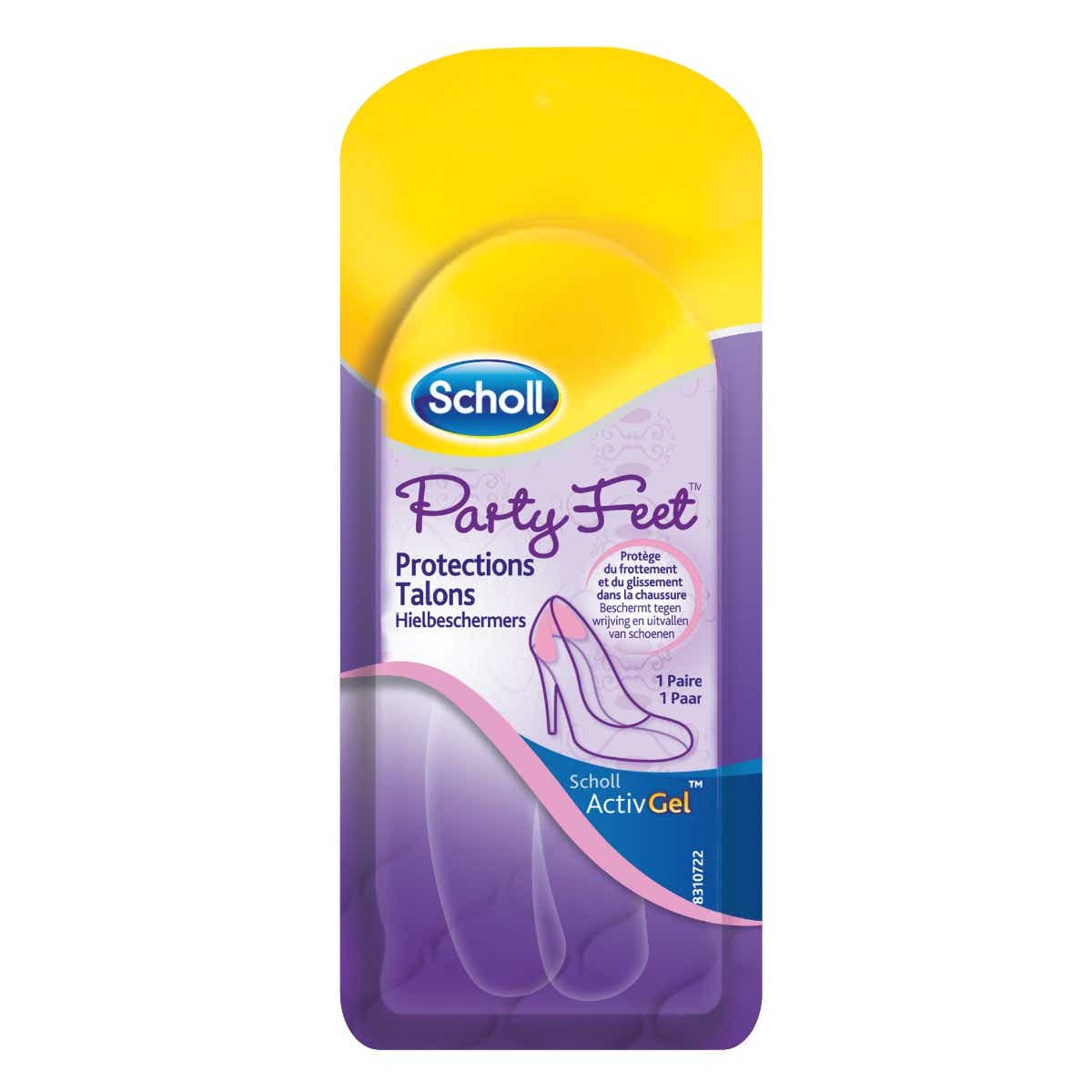 SCHOLL SEMELLES ACTIVGEL PARTY FEET PROTECTIONS TALONS