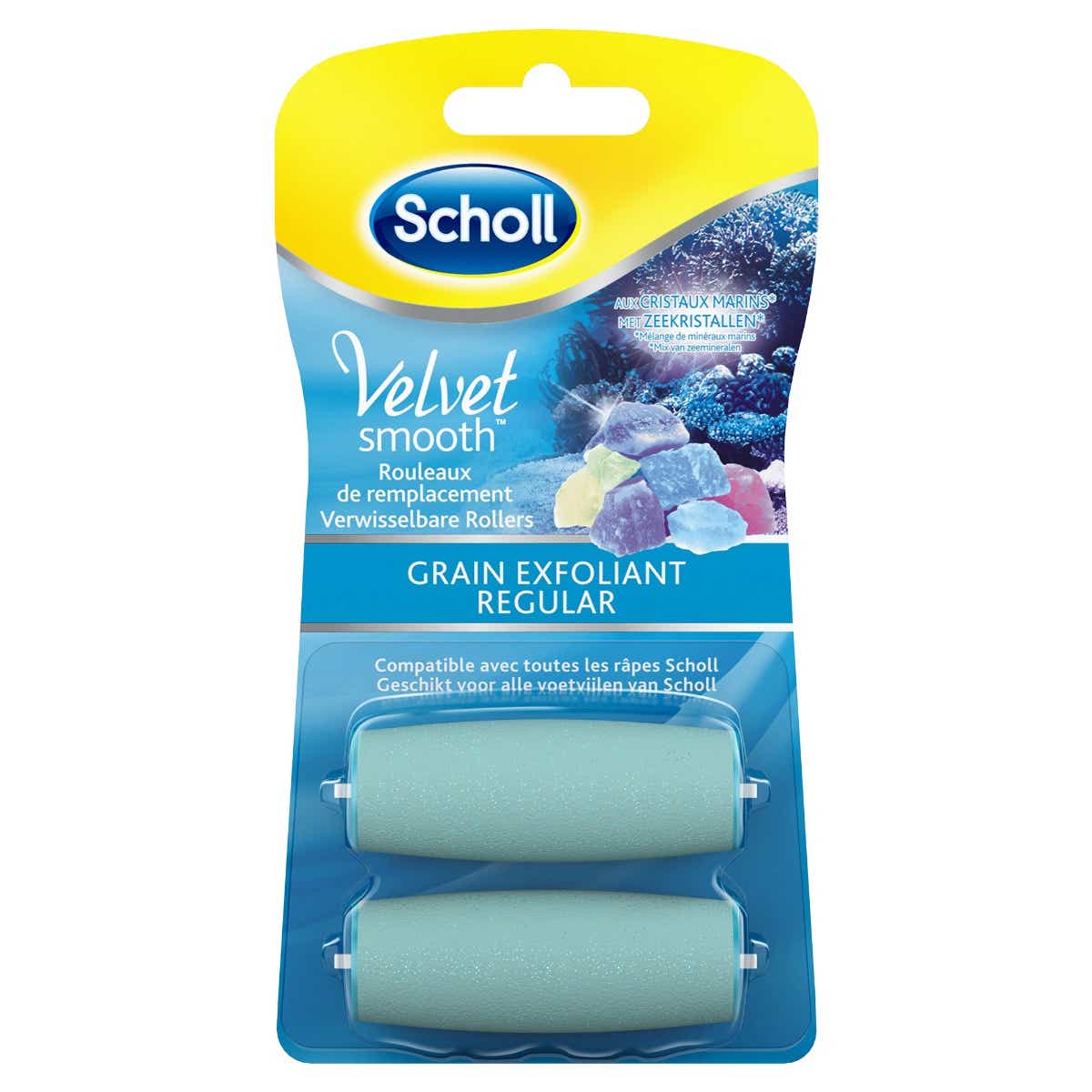 SCHOLL VELVET SMOOTH 2 RECHARGES RAPE PEDICURE