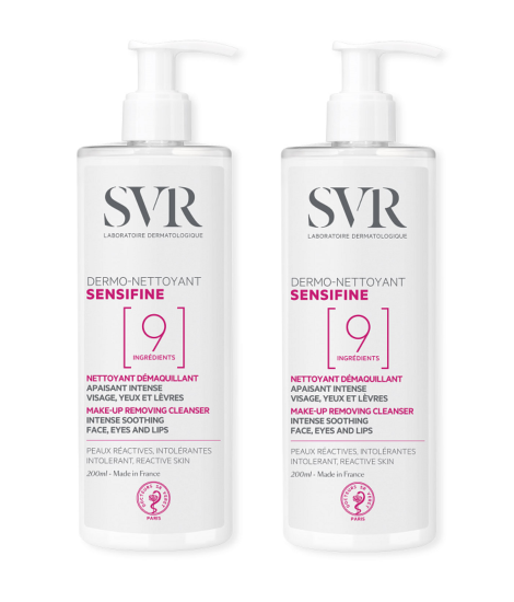 SENSIFINE DERMO NETTOYANT POUR PEAUX SENSIBLES 2X400ML