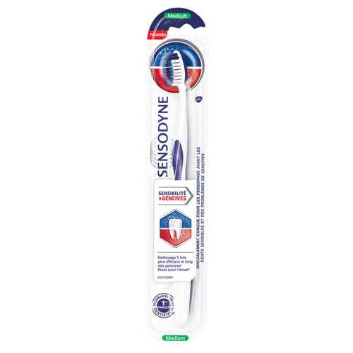 SENSODYNE BROSSE A DENTS SENSIBILITE ET GENCIVES MEDIUM