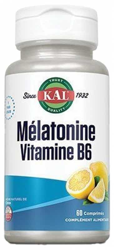 SOLARAY MELATONINE VITAMINE B6 60 COMPRIMES