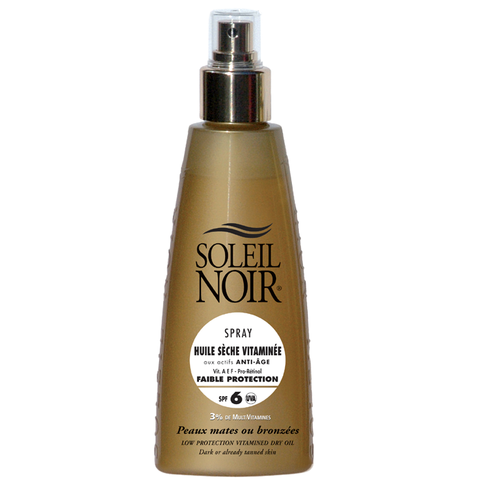 SOLEIL NOIR SPRAY HUILE SECHE VITAMINEE SPF 6 150ML