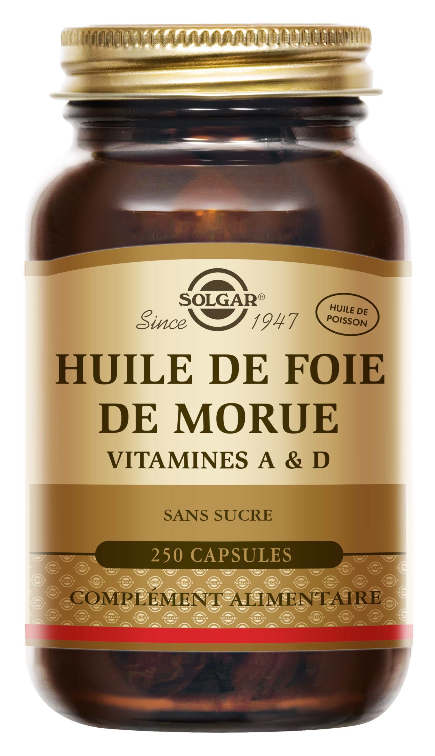 SOLGAR HUILE DE FOIE DE MORUE 250 SOFTGELS