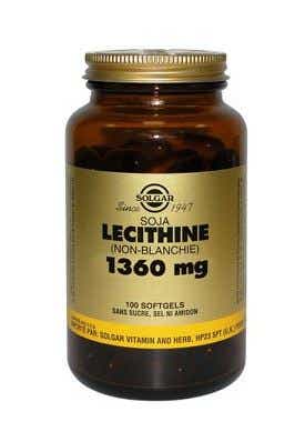 SOLGAR LECITHINE 1360MG 100 SOFTGELS