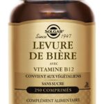 SOLGAR LEVURE DE BIERE AVEC VITAMINE B 12 250 COMPRIMES