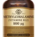 SOLGAR METHYLCOBALAMINE VITAMINE B12 1000 G 30 COMPRIMES A CROQUER