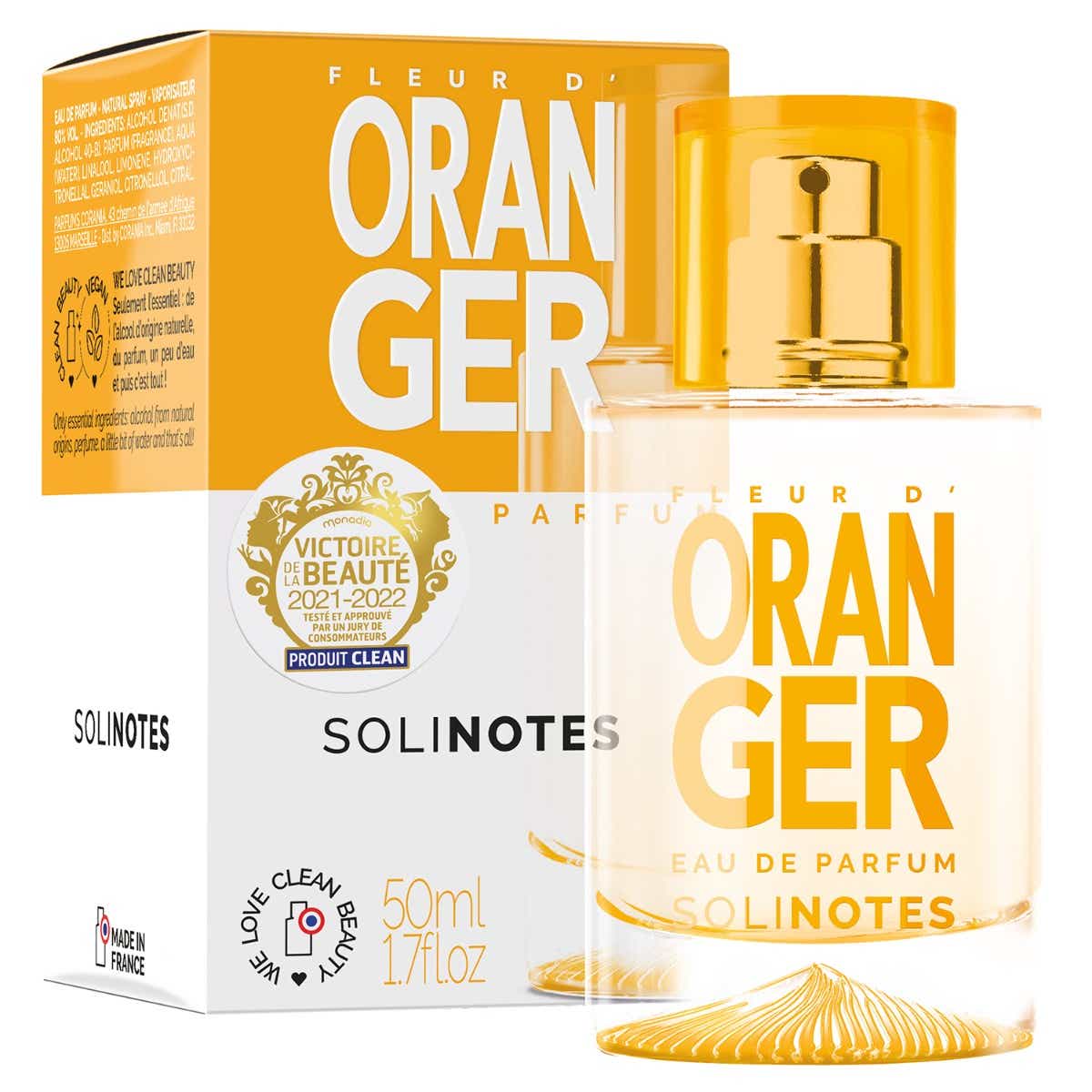 SOLINOTES EAU DE PARFUM FLEUR D ORANGER 50ML