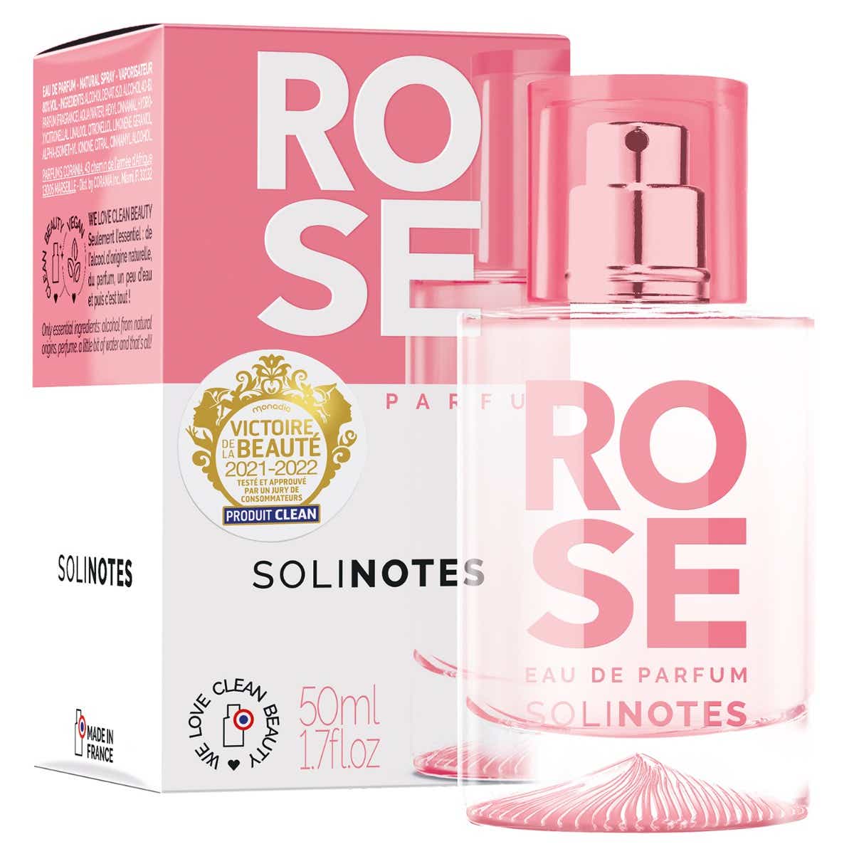 SOLINOTES EAU DE PARFUM ROSE 50ML