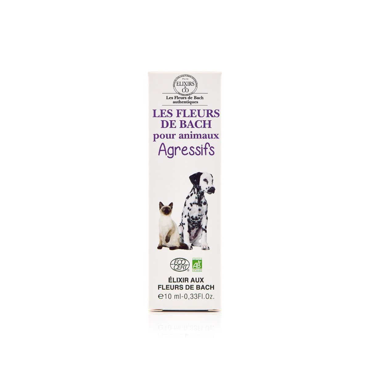 SPRAY LES FLEURS DE BACH POUR ANIMAUX AGRESSIFS BIO 10ML