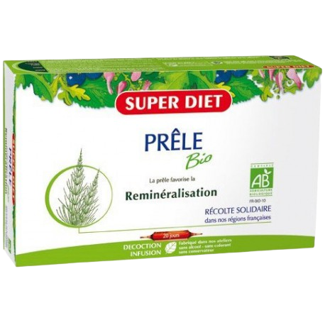 SUPERDIET PRELE BIO 20 AMPOULES DE 15 ML