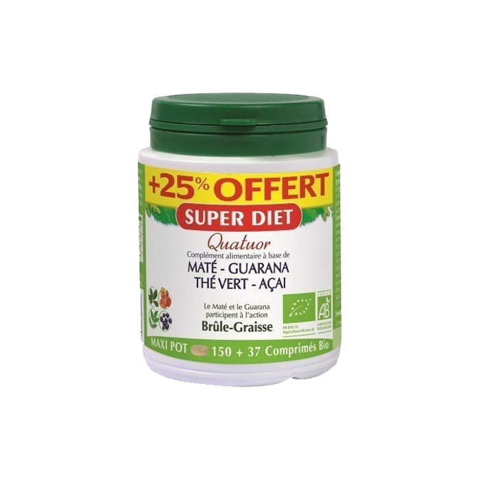 SUPERDIET QUATUOR BRULE GRAISSE 150 COMPRIMES