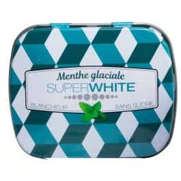 SUPERWHITE PASTILLES MINI MINTS MENTHE GLACEE 50 UNITES