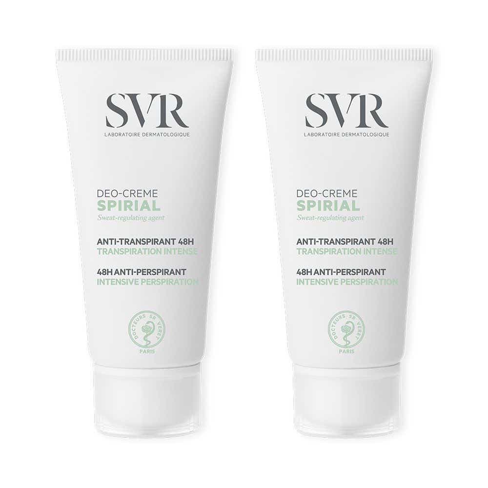 SVR SPIRIAL DEO CREME ANTI TRANSPIRANT 48H 2X50ML