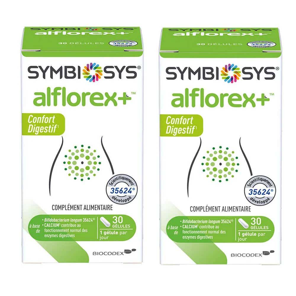 SYMBIOSYS ALFLOREX CONFORT DIGESTIF LOT DE 2 X 30 GELULES