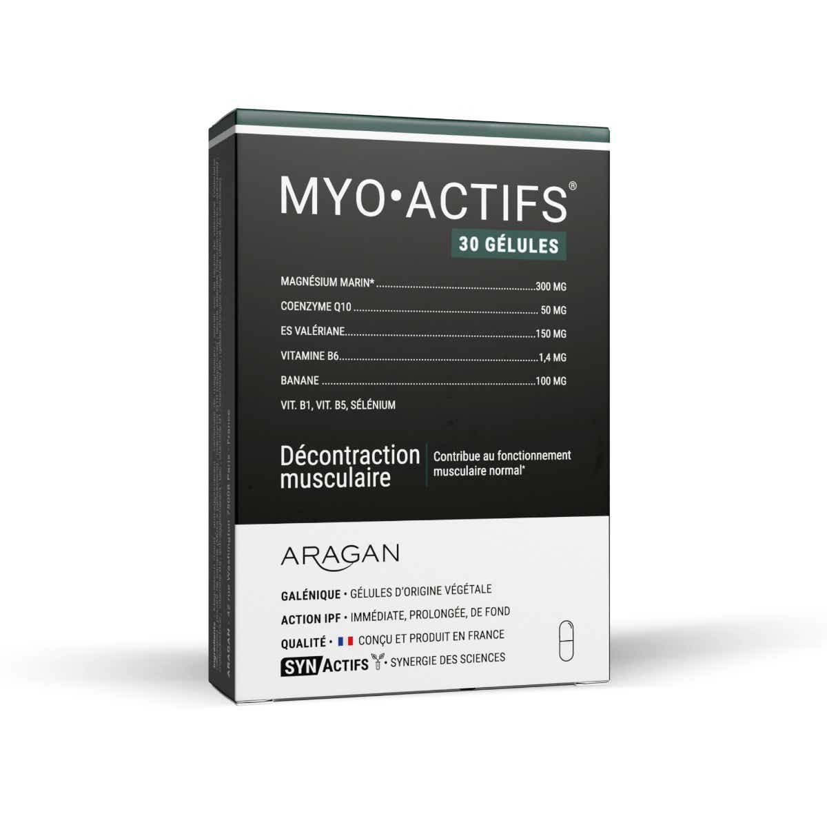 SYNACTIFS MYO ACTIFS DECONTRACTION MUSCULAIRE 30 GELULES