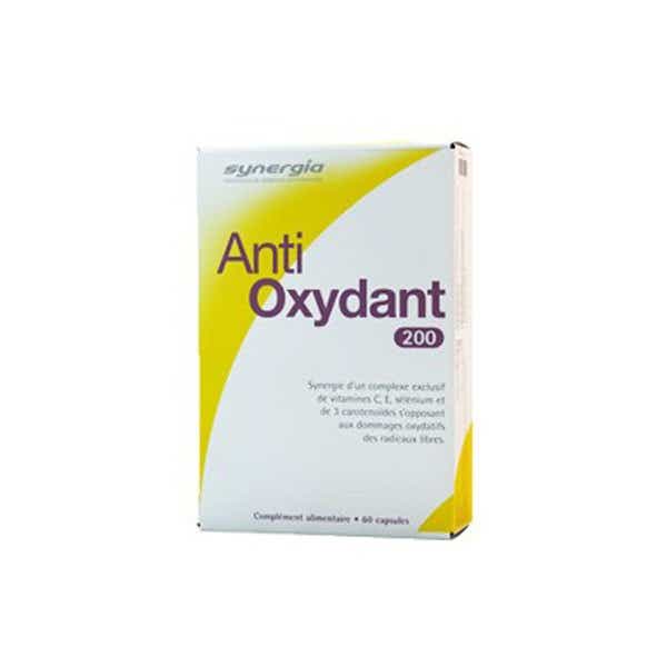 SYNERGIA ANTI OXYDANT 200 60 CAPSULES