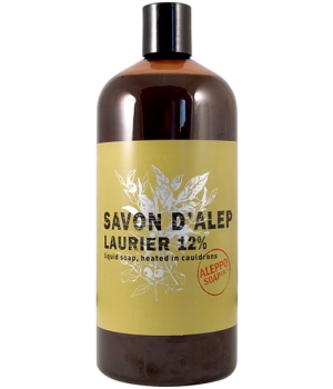 TADE SAVON D ALEP LIQUIDE LAURIER 12 RECHARGE 1L