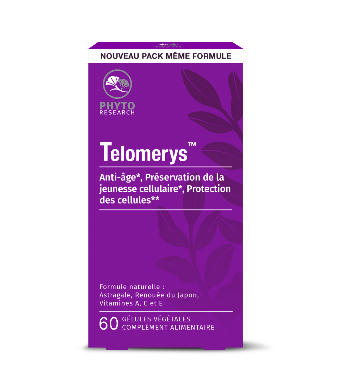 TELOMERYS 60 GELULES VEGETALES