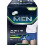 TENA MEN ACTIVE FIT PANTS PLUS SOUS VETEMENTS ABSORBANTS BLEUS TAILLE L 9 UNITES