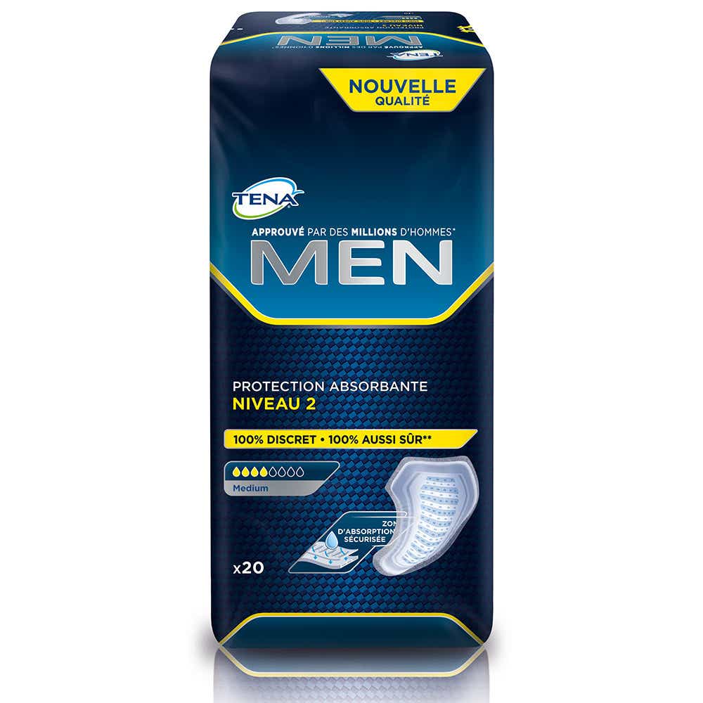 TENA MEN PROTECTION URINAIRE NIVEAU 2 20 UNITES