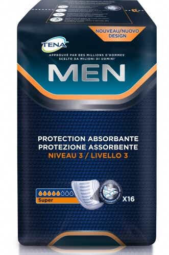 TENA MEN PROTECTION URINAIRE NIVEAU 3 16 UNITES